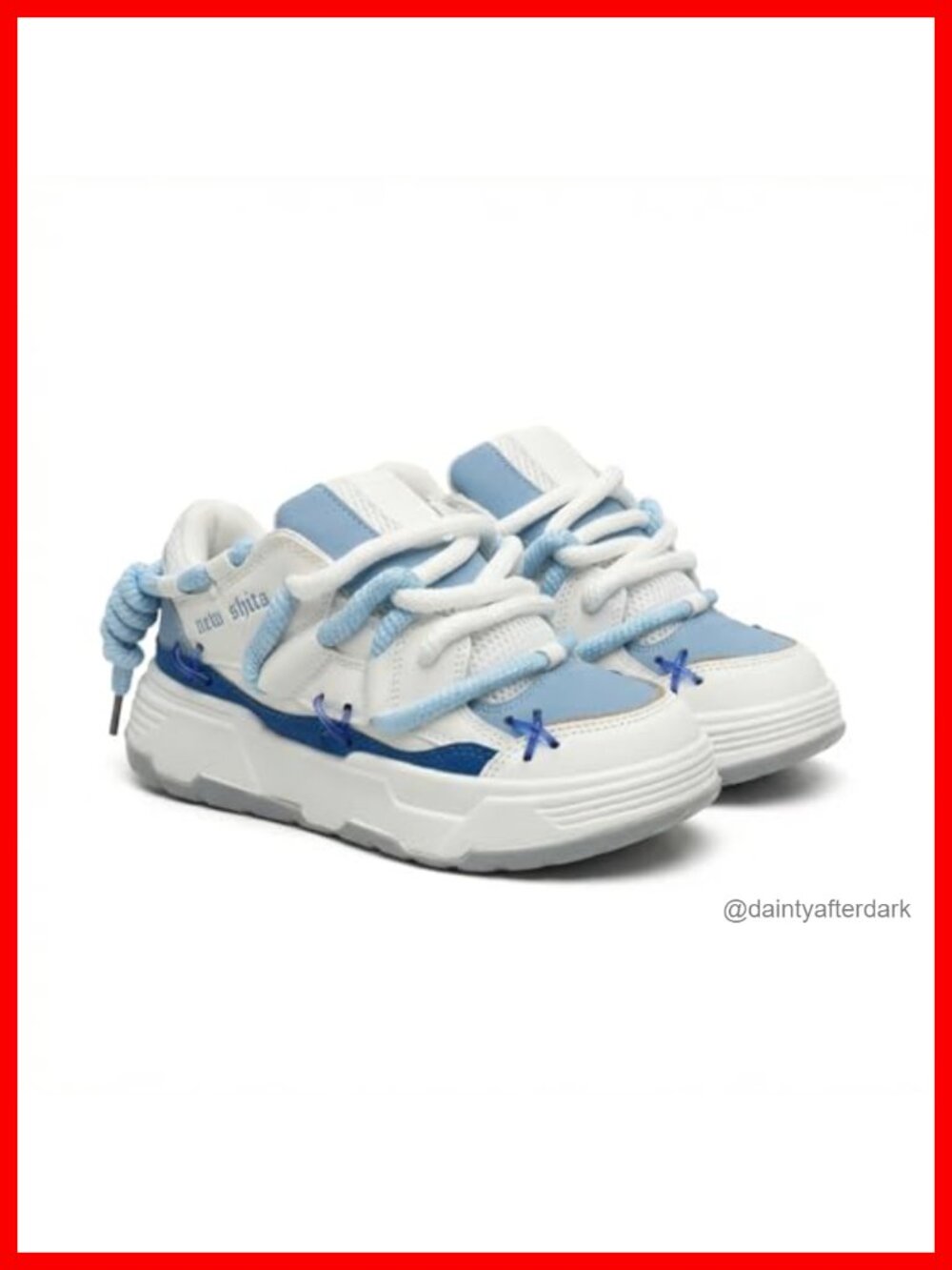 Chunky Platform Sneakers, 2" Height Incre Athletic Shoes, Lightweight